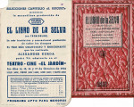 Cartel de Mano El Libro de la Selva   (1944)