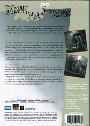 Historias Para no Dormir ,Narciso Ibañez Serrador , La Promesa  (1967) , El Televisor (1974) , B/N