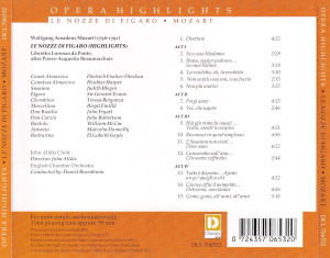 Opera Highlights: Le Nozze Di Figaro  CD