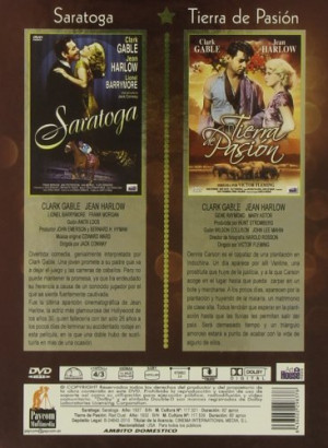 Tierra de Pasión (1932) B/N - Saratoga (1937)