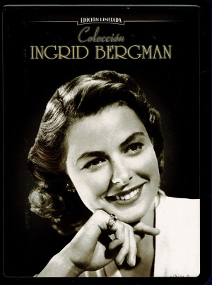 Cofre Ingrid Bergman ,Casablanca 2 DVD (1942) , El Extraño Caso del Dr. Jekyll (1941) , El Rolls Royce Amarillo (1964) , Luz que Agoniza (1944),  5 DVD ,451 Min de Buen Cine.